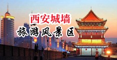 黑鸡吧操逼视频中国陕西-西安城墙旅游风景区